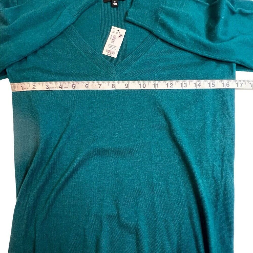 The Limited Top Womens Medium Green Knit Sweater Preppy Casual Academic Blouse - Picture 4 of 10